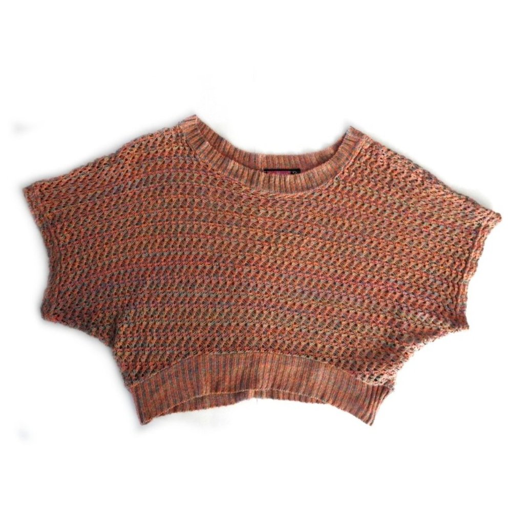 Say What? Net Crop Top Size M